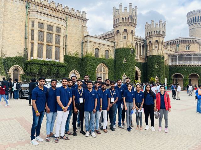 Team visit, Bengaluru Palace