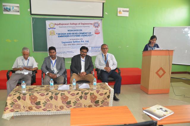 Embedded & IoT workshop, RRCE
